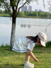 拉比童裝兒童t恤2025夏季男女童印花圓領(lǐng)短袖上衣 中藍(lán) 110 cm 曬單實拍圖