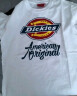 dickiesDickies 时尚字母LOGO印花短袖T恤 DK007087   白色 XXL 实拍图