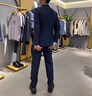 威可多（VICUTU）【小藍西】男士西服羊毛商務(wù)正裝結婚西裝外套新郎伴郎禮服 藍色 170B 曬單實(shí)拍圖