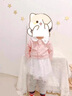G.DUCKKIDS女童春秋連衣裙洋氣公主兩件裙套裝0-4歲3小女孩外套裙子嬰兒衣服 粉紅色- 100 - 曬單實(shí)拍圖