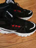 高幫鞋男韓版潮流冬款冬季老爹鞋男生運動(dòng)休閑鞋高邦鞋子男冬天秋冬季中學(xué)生加絨棉鞋板鞋初中生旅游鞋冬鞋男 2950 黑紅（不加絨） 41 曬單實(shí)拍圖