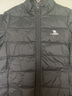 駱駝（CAMEL）輕薄羽絨服女防潑水90%絨子立領(lǐng)外套 J1W1PLN139B 幻影黑 M 曬單實(shí)拍圖