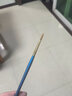 高爾樂(lè )（Kuelox） 高爾樂(lè )溫莎牛頓藍色短桿水彩筆 混合西伯利亞貂毛圓頭水彩畫(huà)筆 平頭刷水粉畫(huà)筆 圓頭4號 曬單實(shí)拍圖