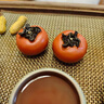 塔馳密司（TOUCH MISS）宜興紫砂柿子茶寵擺件事事如意茶具配件茶盤小擺飾仿真茶玩可養(yǎng) 好柿發(fā)生【籃+3柿子+12個(gè)花生】 曬單實(shí)拍圖