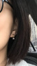 阿莉维妮（alivinee）s925银贝珠绿宝石不对称耳钉 韩版复古轻奢百搭淑女耳环银耳饰 珍珠耳环 实拍图