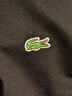 LACOSTE法國鱷魚男裝基礎(chǔ)款時尚商務(wù)拼色領(lǐng)口舒適柔軟短袖|PH3773 031/黑色 M (175) 4 曬單實拍圖