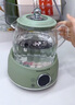 羅婭養(yǎng)生壺全玻璃燉煮壺電陶爐煮茶壺煮茶器1.2升辦公室茶水壺 分體式恒溫電熱水壺?zé)畨嘏莶鑹刂笏畨?北歐綠（茶漏款） 1.2L 曬單實(shí)拍圖