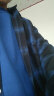 Matri Mr长袖衬衫男四季上衣男青少年学生宽松大码格子衬衫打底衬衣 蓝色 M（90-105斤） 实拍图