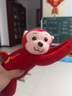 貝倫多毛絨玩具猴子公仔可愛(ài)長(cháng)臂猴娃娃水晶超柔吊猴抱枕生日禮物女生 水晶超窗簾猴(黃) 45厘米 曬單實(shí)拍圖