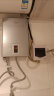 基诺德（JNOD）即热式电热水器 速热恒温智能变频省电家用小型淋浴洗澡机免储水上门安装 8000W 【即开即热】拉丝银 实拍图