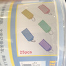 渡美（Dumei） 鑰匙扣 鑰匙牌 雙面可換紙芯 防凍抗裂 DM-17 25個裝 曬單實拍圖