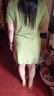 Halo Queen短袖連衣裙女韓版學(xué)院風(fēng)POLO領(lǐng)小個(gè)子顯瘦百搭連衣裙 曬單實(shí)拍圖