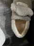 PaulFrank大嘴猴棉拖鞋男冬季情侣家居厚底保暖包跟月子棉鞋女PF915灰色280 实拍图