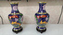 京華煙云正宗北京景泰藍花瓶擺件禮品銅胎掐絲琺瑯送老外客戶(hù)朋友生日禮物 藍色中號一對 曬單實(shí)拍圖