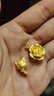菜百首飾 黃金吊墜 足金溫婉氣質(zhì)立體花朵吊墜 計(jì)價(jià) HJ 黃金吊墜/項(xiàng)墜（不含鏈） 約1.77g 曬單實(shí)拍圖