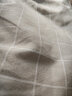 洁丽雅（Grace）亲肤四件套1.8/2米床上用品被单宿舍床单枕套被套220*240cm 西斯 实拍图