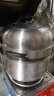九阳（Joyoung） 蒸锅家用不锈钢锅蒸笼大号容量汤锅馒头包子蒸馍锅燃气电磁炉 ZGH3201- 3层 32cm 实拍图