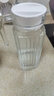 法國弓箭樂(lè )美雅玻璃冷水壺涼水壺扎壺家用大容量水壺飲料果汁壺水杯套裝 四方雪柜樽(1.1L) 曬單實(shí)拍圖
