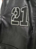 NASA BASE夾克男士皮衣潮流修身春秋機車(chē)服男生外套秋冬季休閑衣服棒球服男 黑色 XL (推薦體重130-140斤) 曬單實(shí)拍圖
