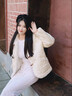 名創(chuàng)優(yōu)品（MINISO）加絨外套女冬季2024新款百搭潮流衣服復(fù)古小香風(fēng)小個(gè)子寬松型棉服 米白 M 160(推薦105-125斤) 曬單實(shí)拍圖