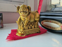 明恩黃銅十二生肖擺件全套12屬相銅鼠牛雞蛇馬虎兔龍羊猴豬狗 小號豬【富貴旺財】 曬單實(shí)拍圖