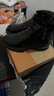 卡帝樂(lè )鱷魚(yú)（CARTELO）頭層羊皮馬丁靴男加絨保暖棉靴男士皮靴高幫靴子男9746黑色42 曬單實(shí)拍圖