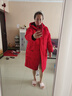 君羽戶(hù)外羽絨服女中長(cháng)款800高蓬白鵝絨新款冬時(shí)尚加厚鵝絨服316 紅色 XL （推薦126-140斤） 曬單實(shí)拍圖