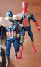 中動(dòng)玩具 漫威復仇者聯(lián)盟4鋼鐵俠玩具蜘蛛俠美國隊長(cháng)手辦可動(dòng)人偶模型 鋼鐵蜘蛛俠+美國隊長(cháng) 曬單實(shí)拍圖