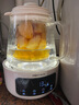 金正（NINTAUS）養(yǎng)生壺全玻璃恒溫煮花茶熱牛奶中藥燉煮一體燒水壺家用辦公室桌面1.5升大容量煮茶壺泡茶壺調(diào)奶器 全玻璃壺體【玻璃濾網(wǎng)+玻璃燉盅】 1.5L 曬單實(shí)拍圖