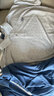 康柏力大碼男裝 肥佬翻領(lǐng)T恤男加肥加大碼胖子衣服半袖短袖t恤 灰色B款 XL 【建議150-170斤】 曬單實(shí)拍圖