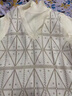 羅蒙（ROMON）白色針織衫女裝2024秋冬季洋氣假兩件寬松顯瘦內(nèi)搭半高領(lǐng)打底衫女 米色 M 90-105斤 曬單實(shí)拍圖