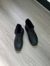 波佐斯（POEZONIS）頭層牛皮馬丁靴男鞋冬季皮毛一體毛靴軟皮羊毛棉鞋抗寒真皮雪地靴 黑色 羊毛棉靴 41 曬單實拍圖