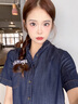 卡瑪倫（KAMALUN）后腦勺發(fā)夾飾女2025款高級(jí)感發(fā)卡高檔頭飾情人節(jié)520送女朋友禮物 紫色【不刻字】 曬單實(shí)拍圖
