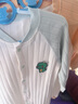 迪迪熊日記（DIDIXIONGRIJI）2件裝嬰兒衣服秋冬長(zhǎng)袖舒絨連體衣0-12個(gè)月純棉新生兒寶寶春秋裝6 (長(zhǎng)袖舒絨)小綠龍+小兔子 66CM適合體重11-14斤內(nèi) 曬單實(shí)拍圖