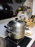蘇泊爾（SUPOR） 蒸鍋304不銹鋼加高加厚家用28-30-32cm 2層大通用復合底鍋具 曬單實(shí)拍圖