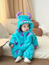 迪士尼嬰兒連體衣冬季加厚毛怪棉服寶寶衣服小怪獸冬裝可愛(ài)超萌外出抱衣 小怪獸(加絨加厚款) 90cm 90 曬單實(shí)拍圖