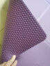 Grom 可折叠瑜伽垫学生午休地垫便携超薄款防滑tpe家用健身儿童午睡垫 深邃紫(61*183) 6mm 实拍图