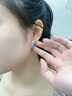 AHK銀耳釘女耳環(huán)耳飾時(shí)尚百搭高級感首飾新年生日禮物送女朋友老婆 月光石魚(yú)尾耳釘*證書(shū)*精美禮盒 曬單實(shí)拍圖