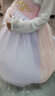 欧育儿童汉服女童连衣裙夏季薄款中国风表演服女孩礼物A103DX 160 实拍图