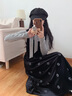 自巧小個(gè)子復古氣質(zhì)打底衫絲絨背心裙套裝女2024秋冬新款兩件套 水貂灰打底 XXS (1碼) 曬單實(shí)拍圖