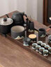 蘇氏陶瓷（SUSHI CERAMICS）茶具套裝自動燒水壺云海茶盤茶臺配整套釉畫彩千里江山國家補(bǔ)貼 曬單實(shí)拍圖