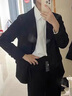 梵奧格（FANAOGE）春秋大學(xué)生面試職業(yè)裝時(shí)尚西服西裝氣質(zhì)套裝正裝女套裝高端工作服 單件外套 帶墊肩 L 【推薦109-119斤】 急件當日發(fā)-聯(lián)系客服可順豐 曬單實(shí)拍圖