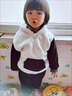 G.DUCKKIDS小黃鴨童裝男女童套裝秋冬季新款加絨加厚幼兒服裝0-4歲小寶寶熊 粉色 90 建議1~2歲【 80-90cm】 曬單實(shí)拍圖