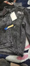 gxmy春秋季牛仔夾克男士棒球服潮流男裝痞帥外套衣服男裝 HP09灰色 XL 【120-140斤】 曬單實(shí)拍圖