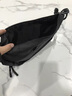 特步（XTEP）斜挎包男挎包潮牌日系餃子包休閑單肩包男背包潮流街頭女包包 黑色 曬單實(shí)拍圖