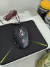 灵蛇（LINGSHE）M185有线鼠标 游戏鼠标 发光吃鸡鼠标 高速USB编织线缆游戏鼠标  舒适版 黑色 实拍图