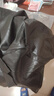 恒源祥皮衣男秋季薄款商務(wù)休閑西裝潮流秋裝夾克中青年爸爸男士西服外套 黑色-小西服皮衣【薄款】 2XL 適合145-165斤 曬單實(shí)拍圖
