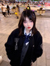 POUM潮牌外套男春秋季情侶裝寬松休閑美式復古夾克痞帥棒球服潮流上衣 CNPW-W41黑色 XL 曬單實拍圖