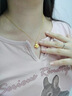 LOVING黃金吊墜女足金999hellokitty凱蒂貓掛墜情人節(jié)送女生日老婆禮物 黃金吊墜約+配S925鏈 金重約1.3g/克重多退少補(bǔ) 曬單實(shí)拍圖