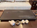 洛湘 高端烏金石茶盤浮雕家用石頭茶臺石板大號輕奢簡約茶托盤排水式 山居舟泊（烏金石茶盤） 70*35*3CM 曬單實(shí)拍圖